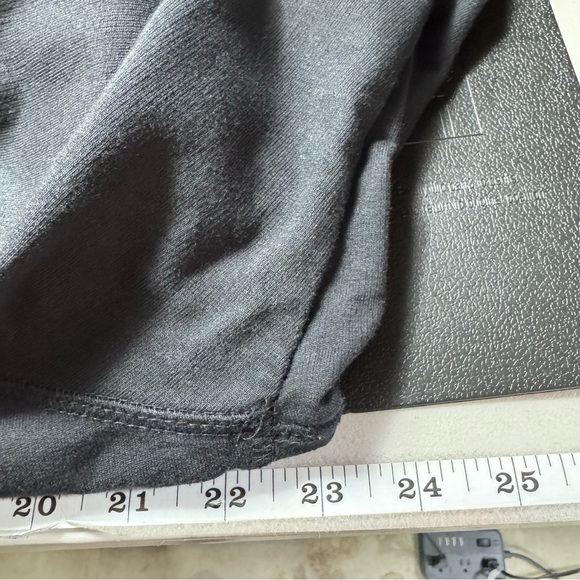 Lucky Brand Womens Large Black‎ Knit Cotton Sweater Wrap White Embroidery - Picture 5 of 7